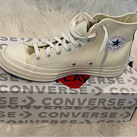 Brand New Converse x Comme des Garçons PLAY Chuck 70 - Picture 6 of 10